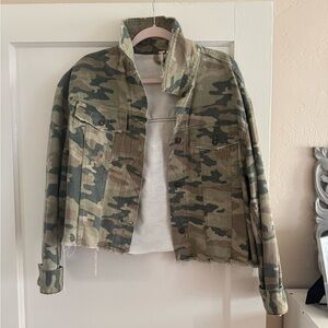 Free People Camo Jacket